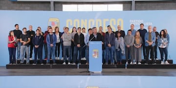 La Matanza. Cierre del congreso del PJ (Télam).