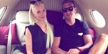 Daniela Christiansson y Maxi López. (Foto: Instagram)