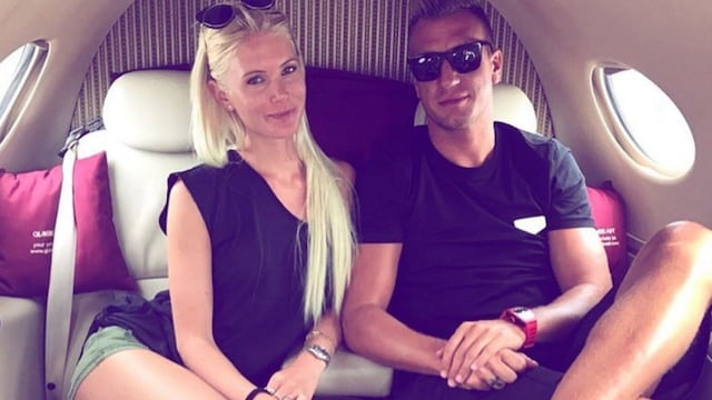 Daniela Christiansson y Maxi López. (Foto: Instagram)