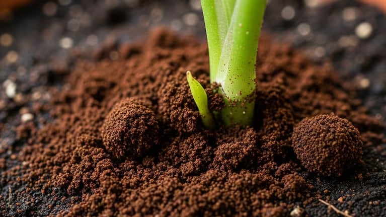 Por qué colocar café en las plantas