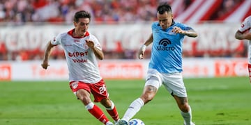En la despedida del torneo de Belgrano, tampoco pudo gravitar demasiado Lucas Zelarayán (Belgrano).