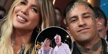 El insólito encuentro entre el papá de Wanda Nara y la mamá de L-Gante en pleno Carnaval de Gualeguaychú