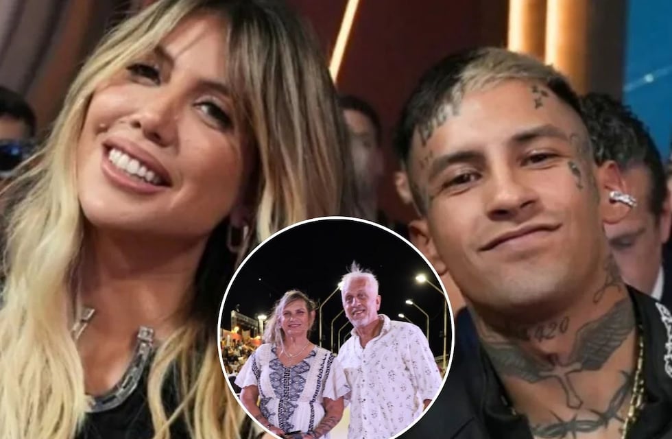 El insólito encuentro entre el papá de Wanda Nara y la mamá de L-Gante en pleno Carnaval de Gualeguaychú