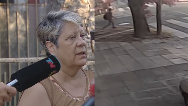 Habló una vecina que encontró a la mujer degollada.