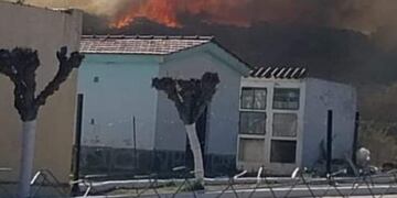 Incendio en Huerta Grande