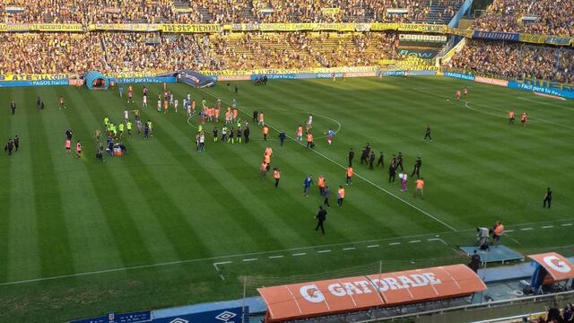 La sensación térmica en el Gigante de Arroyito superó los 32 grados.
