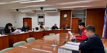 Reunión de comisión del Concejo Municipal de Rafaela