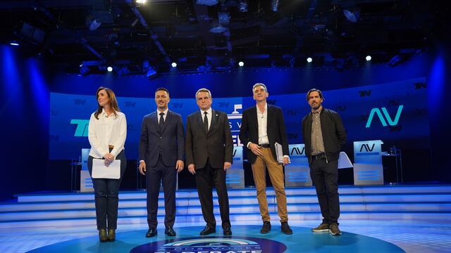 Villarruel, Petri, Rossi, Randazzo y Del Caño. Foto Clarín