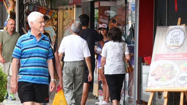 En pleno centro de Villa Carlos Paz, asoman las pizarras con promociones.