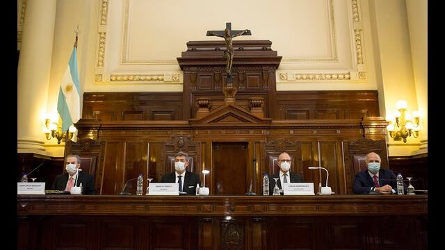 Los cuatro jueces actuales de la Corte Suprema de Justicia de la Nación (Foto: Archivo)