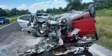 Formosa. Seis muertos y un herido grave tras un choque en la ruta 11.