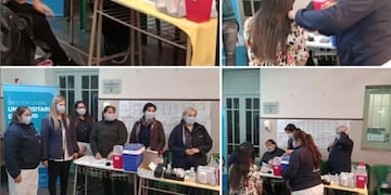 Vacunación en las Escuelas que dependen de la UNT.