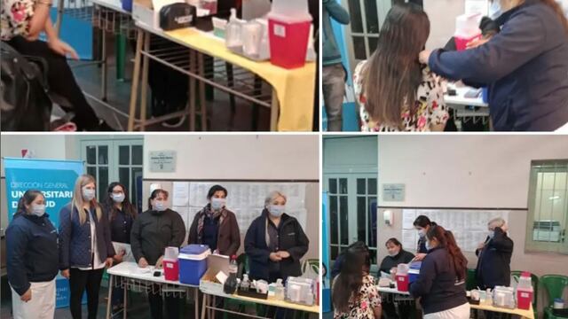 Vacunación en las Escuelas que dependen de la UNT.