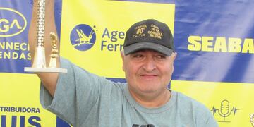 El puntaltese Leonardo Villagrán se quedó con el concurso de pesca de Marisol.