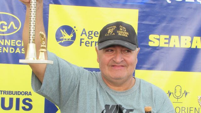 El puntaltese Leonardo Villagrán se quedó con el concurso de pesca de Marisol.