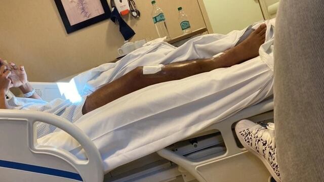 Robert Rojas: recién operado y con complicaciones.