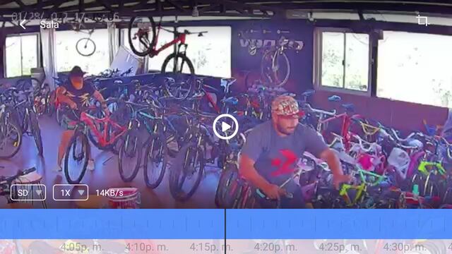 Los delincuentes quedaron registrados en las cámaras de seguridad del local.