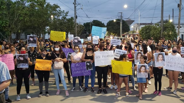 Vecinos marcharon por las calles de Malvinas Argentinas pidiendo testigos del hecho y justicia por Katherine.