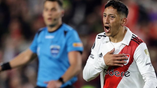 Rodrigo Aliendro puso el 1-0 para River ante The Strongest (Fotobaires)