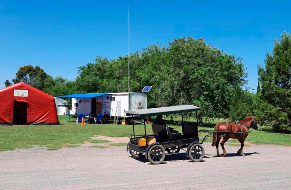 Instalaron un hospital de campaña en la Colonia Menonita para controlar el brote de coronavirus