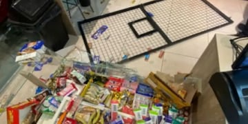 Menores saquearon un kiosko en menos de 10 minutos