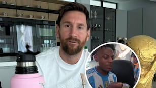 Cuánto cuesta el termo Stanley de Lionel Messi que le dieron a Speed en Argentina para que tomara mate
