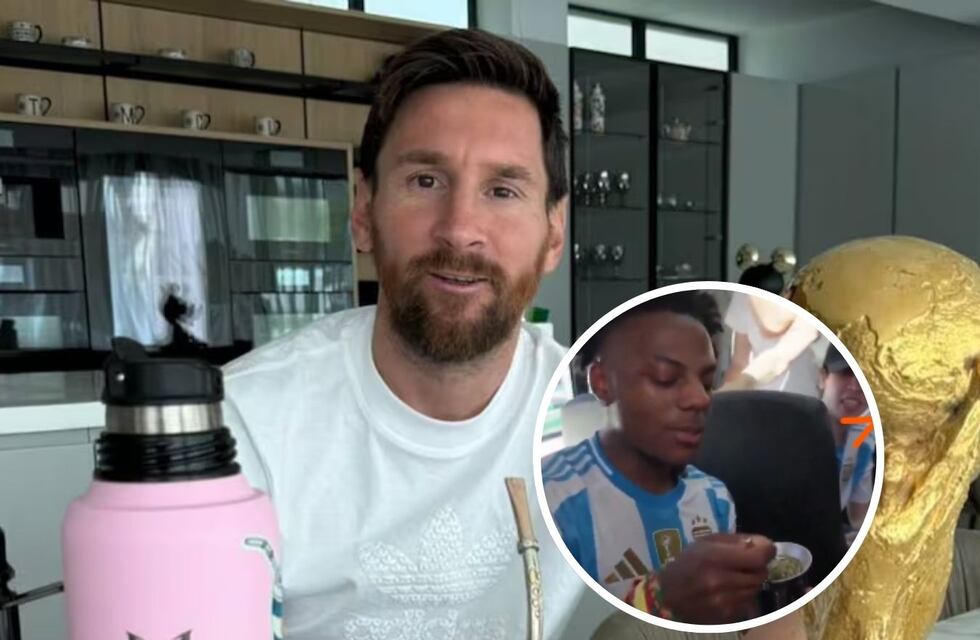 Cuánto cuesta el termo Stanley de Lionel Messi que le dieron a Speed en Argentina para que tomara mate