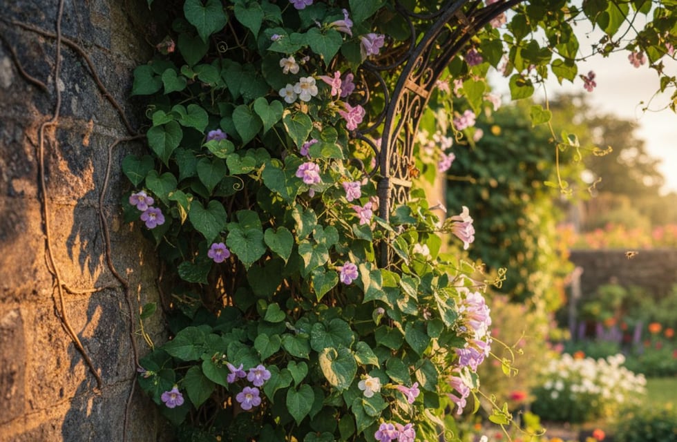 Cuáles son las 3 plantas trepadoras ideales para sembrar en septiembre y que florecen en verano