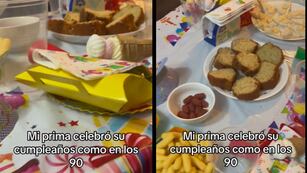 Festejó su cumpleaños con temática de los noventa y se volvió viral