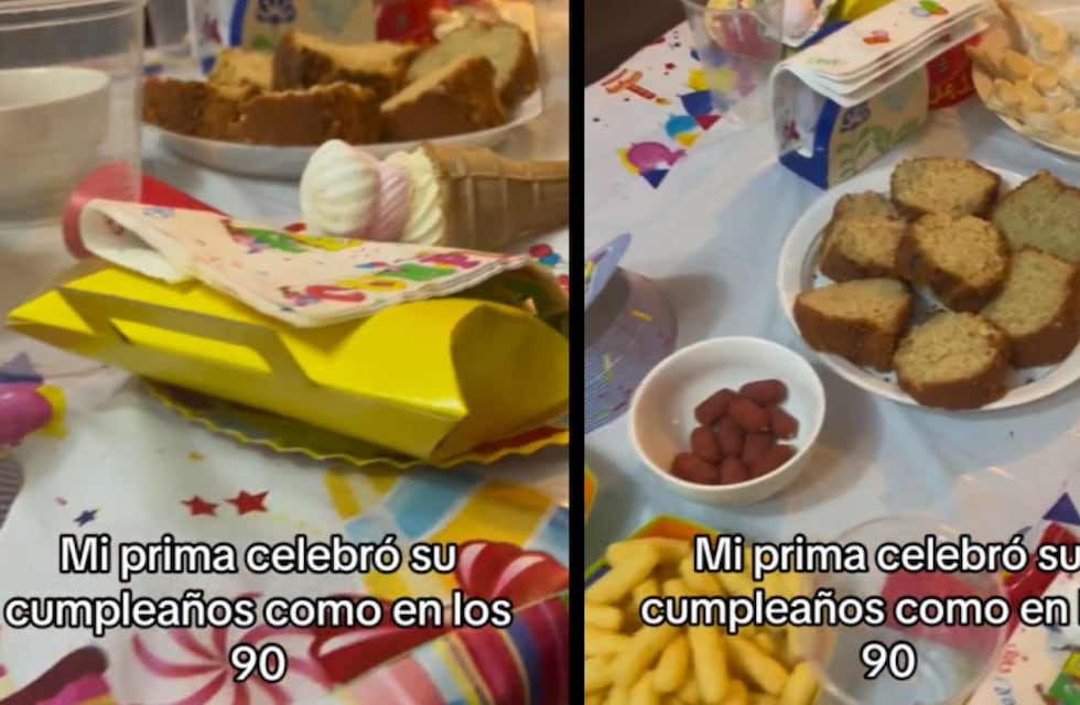 Festejó su cumpleaños con temática de los noventa y se volvió viral en TikTok