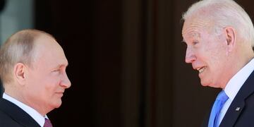 Vladimir Putin y Joe Biden, presidentes de Rusia y EE.UU. respectivamente.