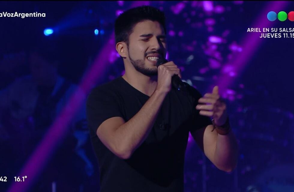 Brian Sáez compitió en las batallas de La Voz Argentina