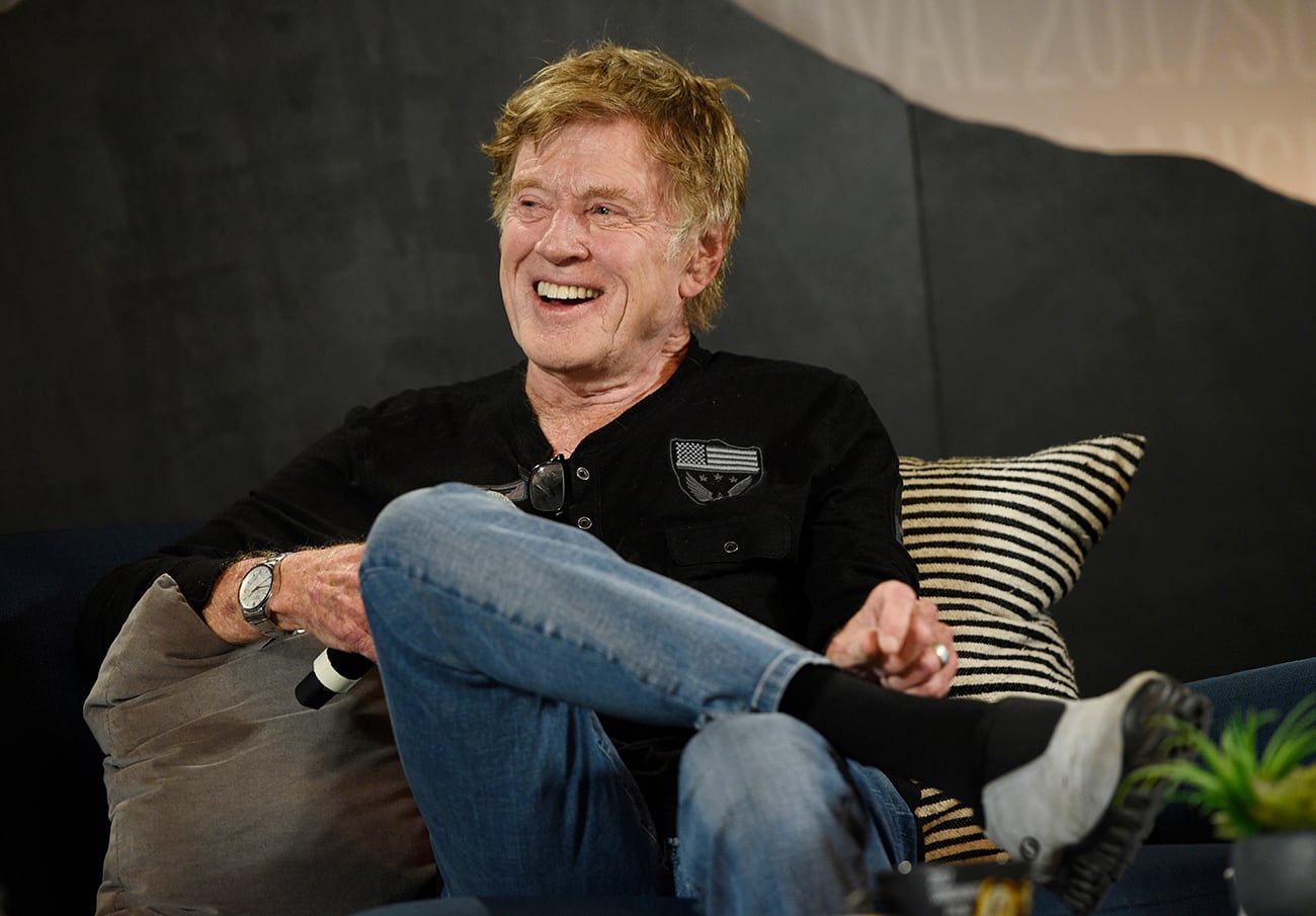 Robert Redford, fundador del Instituto Sundance, ríe durante la conferencia de prensa inaugural del Festival de Cine de Sundance 2017, el jueves 19 de enero de 2017, en Park City, Utah. El festival de cine anual se celebra del jueves al 29 de enero. (Foto de Chris Pizzello/Invision/AP)