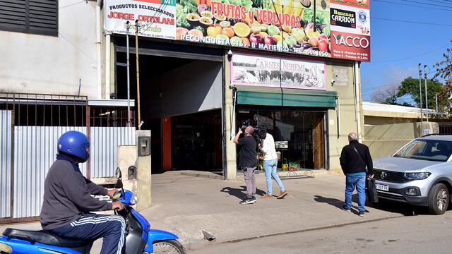 Verdulería Carlitos, de barrio Matienzo de la ciudad de Córdoba, donde ocurrió el robo. (Ramiro Pereyra / La Voz)