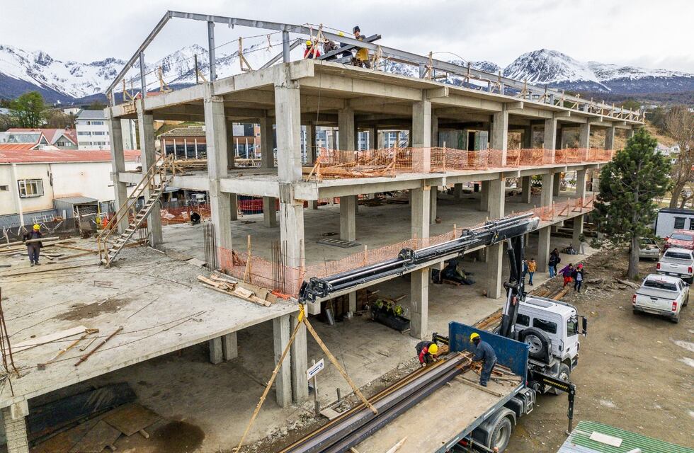 Entró en su tramo final la primera etapa de la ampliación del Hospital Regional Ushuaia
