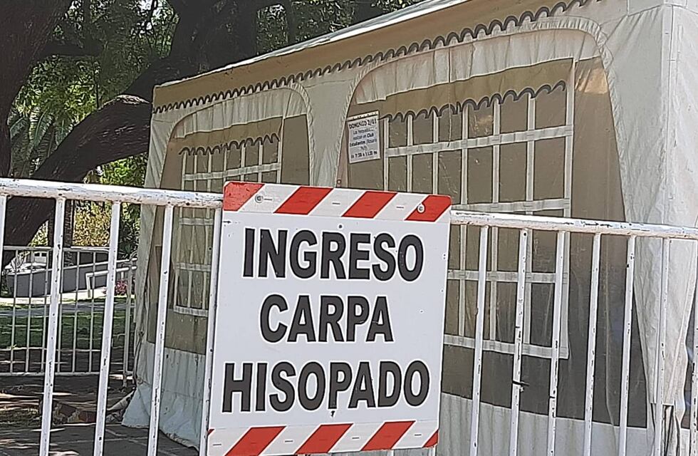 Amplian días y horarios en la carpa de hisopados