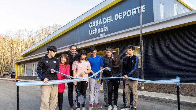 Inauguraron la casa del deporte en Ushuaia