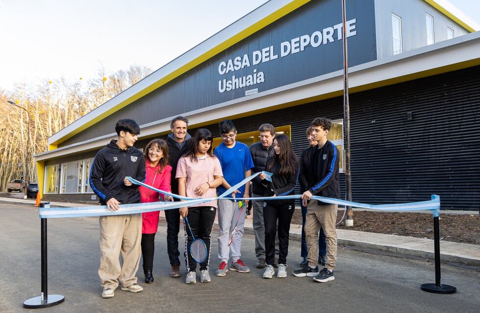 Inauguraron la casa del deporte en Ushuaia