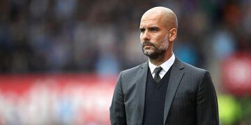 Pep Guardiola, entrenador de Manchester City. (MANCHESTER CITY)