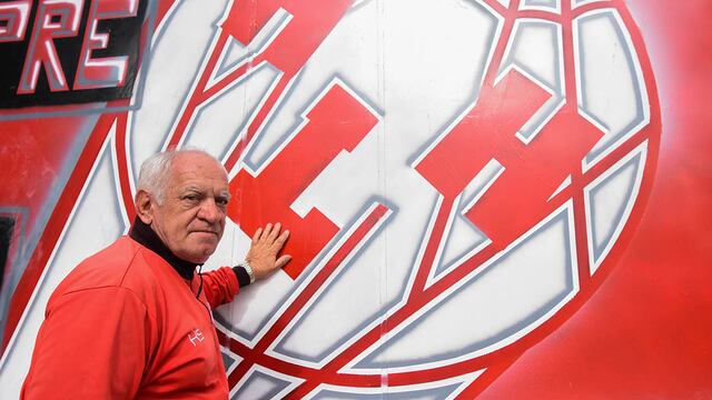 Rafael Giardini, presidente del Club Deportivo Huracán Las Heras. Foto Mariana Villa.