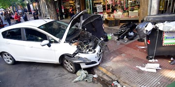 Detuvieron al conductor que atropelló a varias personas en el Centro. (Javier Ferreyra / La Voz)