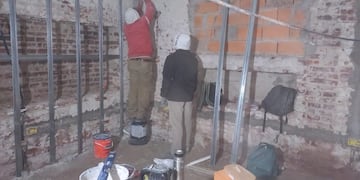 Avanza la obra del aula escuela del Hospital de Tres Arroyos