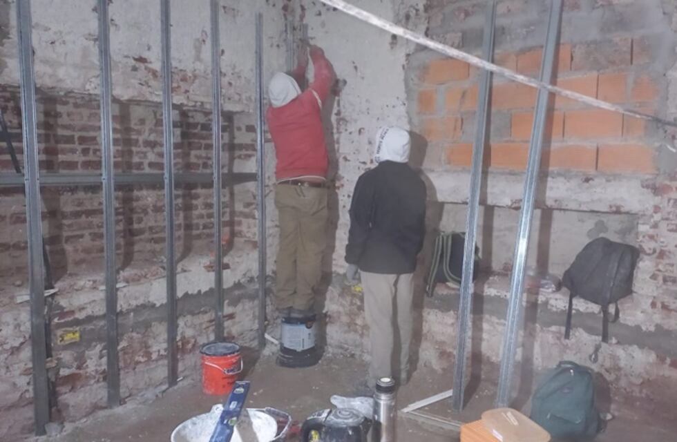 Avanza la obra del aula escuela del Hospital de Tres Arroyos
