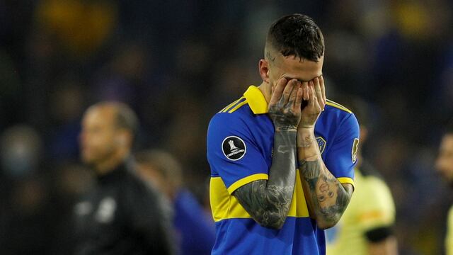 Darío Benedetto y una noche tremenda para el delantero de Boca, que falló dos penales en el desquite con Corinthians por los octavos de final de la Copa Libertadores. (AP)
