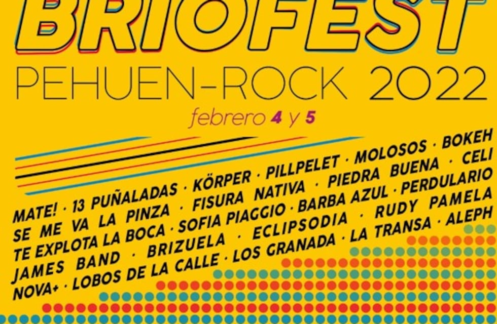 Razones climáticas postergan el Brio Fest