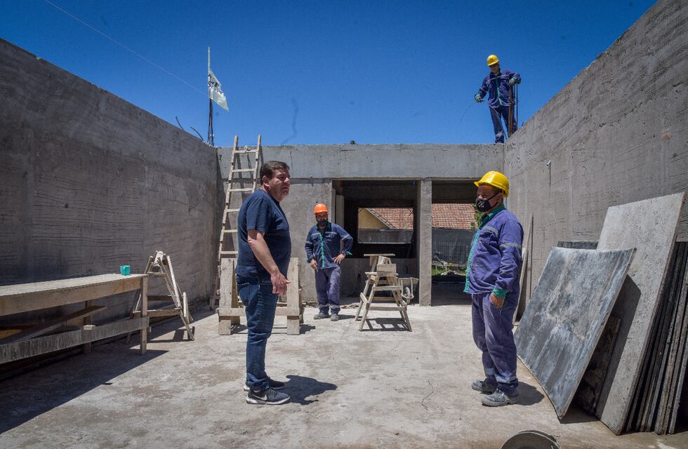 Avanza la construcción del nuevo edificio para el Jardín de Infantes Municipal Nº 9