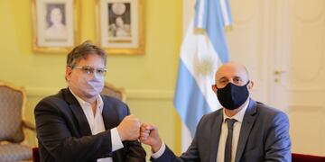 El intendente Francolini se reunión con el ministro Guerrera.