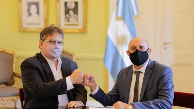 El intendente Francolini se reunión con el ministro Guerrera.