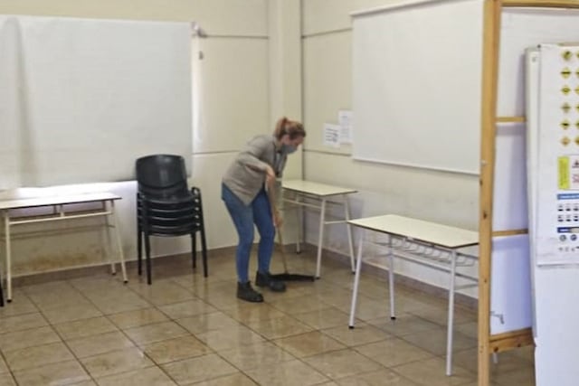 Desinfección del lugar.