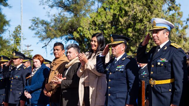 El acto fue presidido por la ministra de seguridad, Fabiola Segura